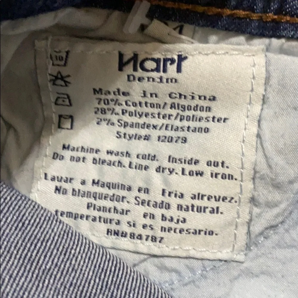 HART denim jeans size 24 skinny